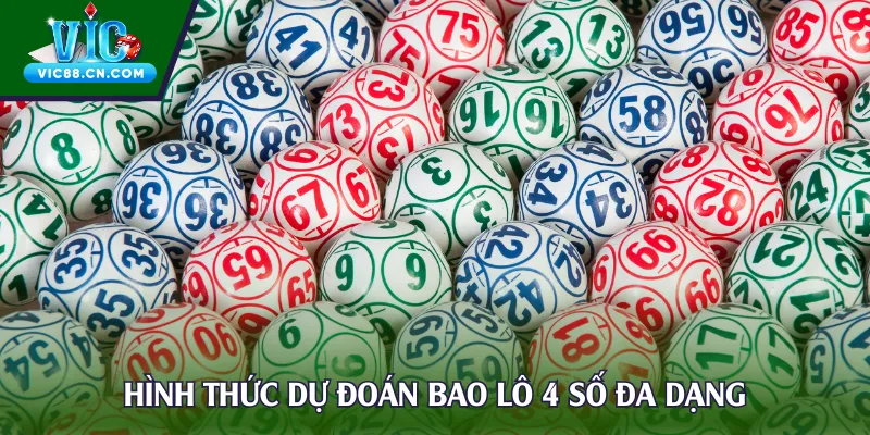 Hình thức dự đoán bao lô 4 số đa dạng